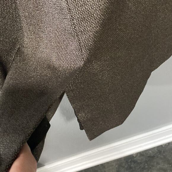 Arthur S. Levine Tahari Brown Dress 8 - Picture 3 of 7